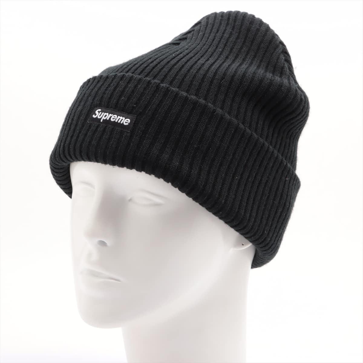 Supreme Knit cap Acrylic Black