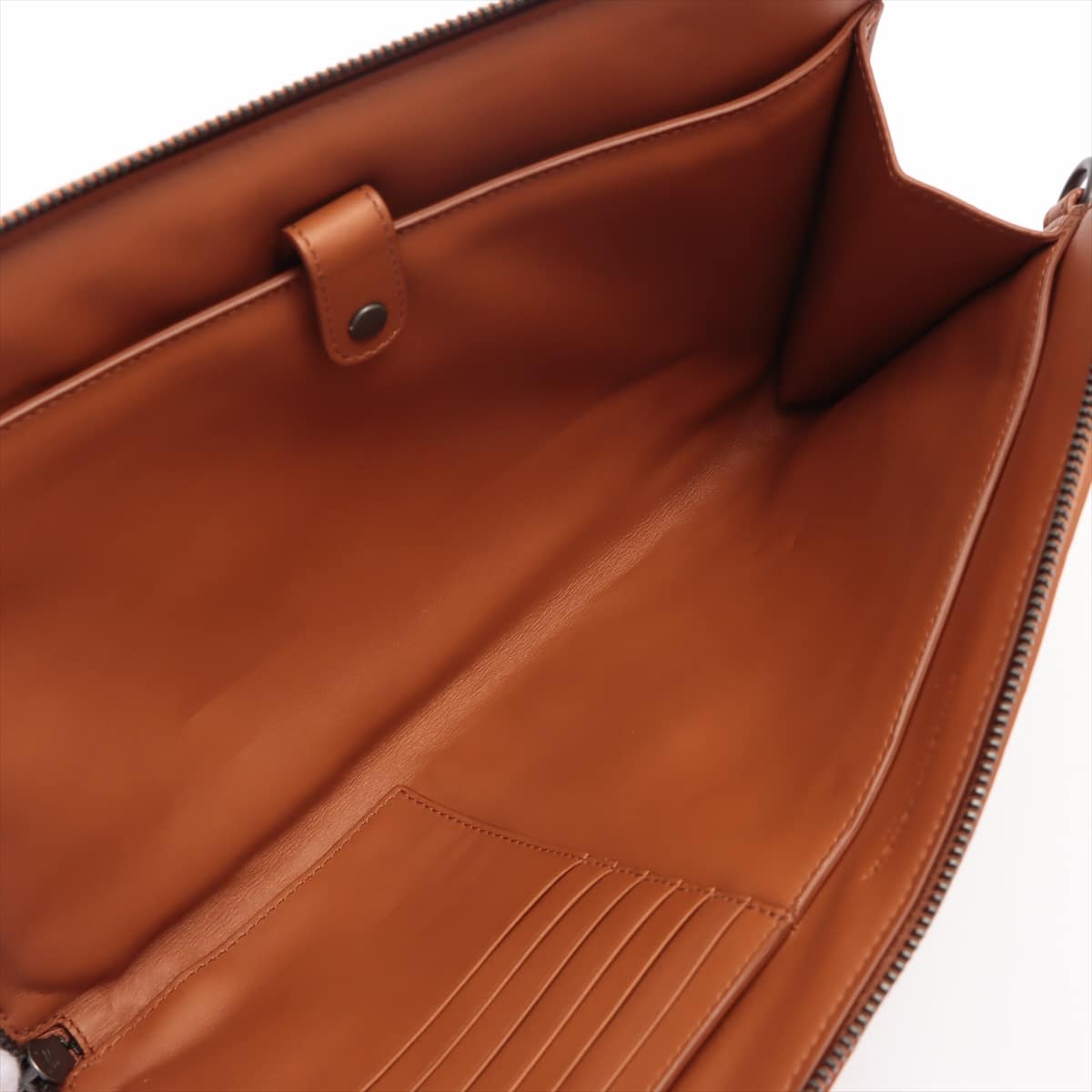 Bottega Veneta Intrecciato Leather Clutch bag Brown