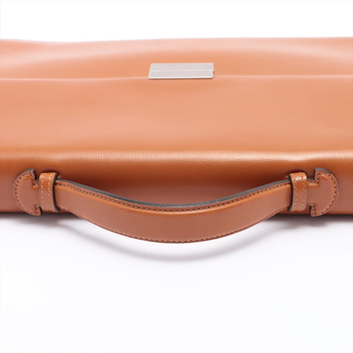 Valextra Leather Briefcase Brown