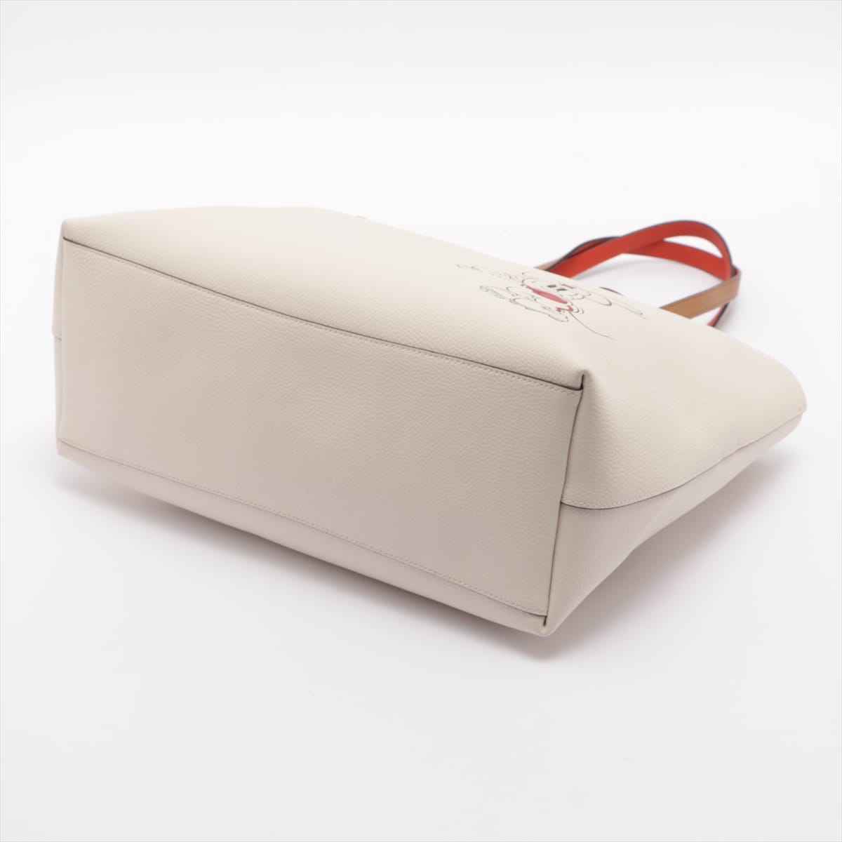 Coach x Disney Leather Tote bag White 3907