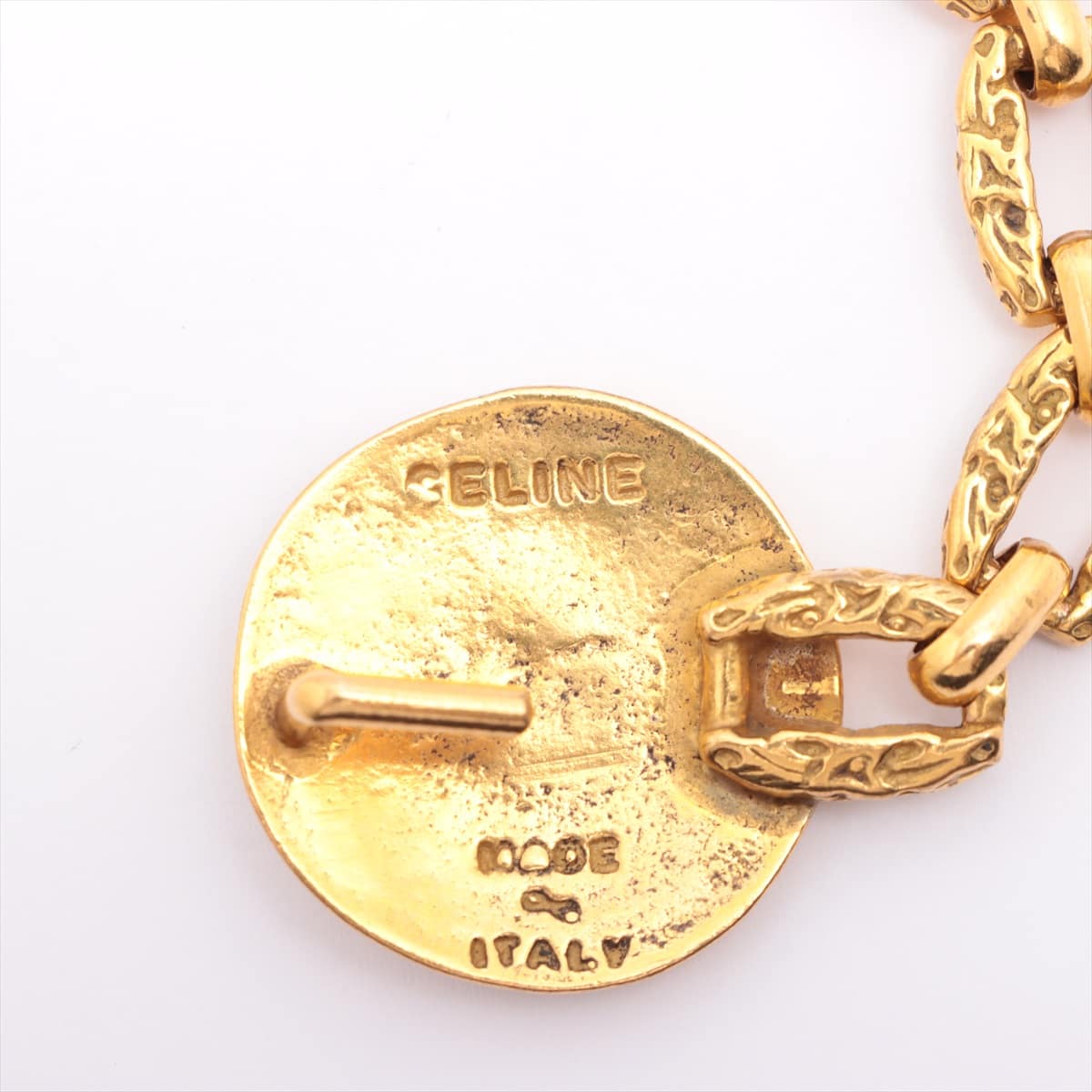 CELINE Vintage Chain belt GP Gold