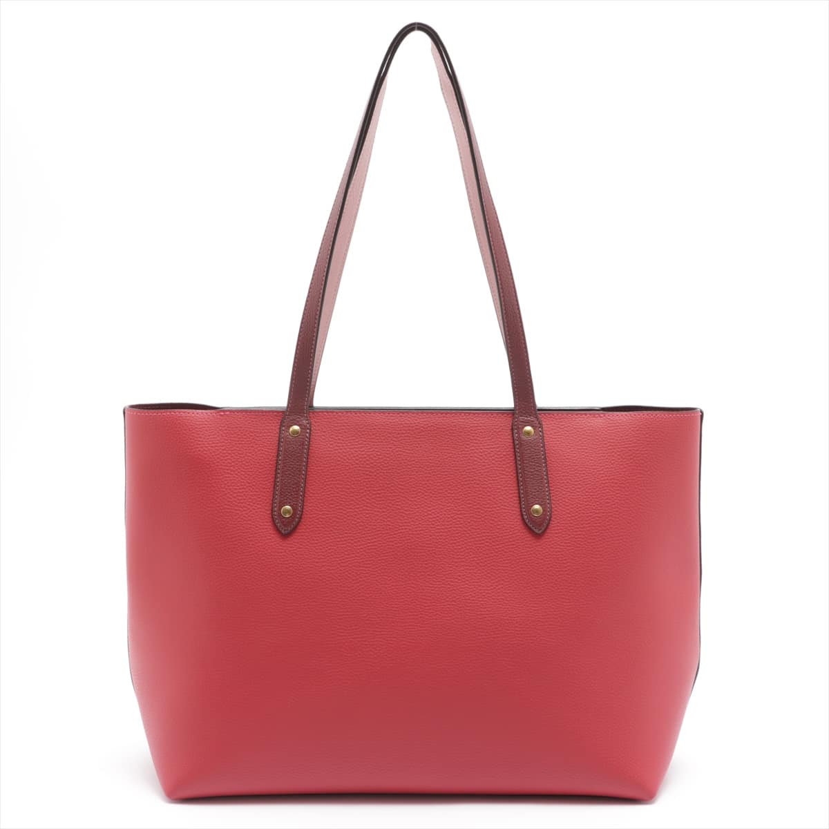 Coach x Disney Leather Tote bag Red 3913
