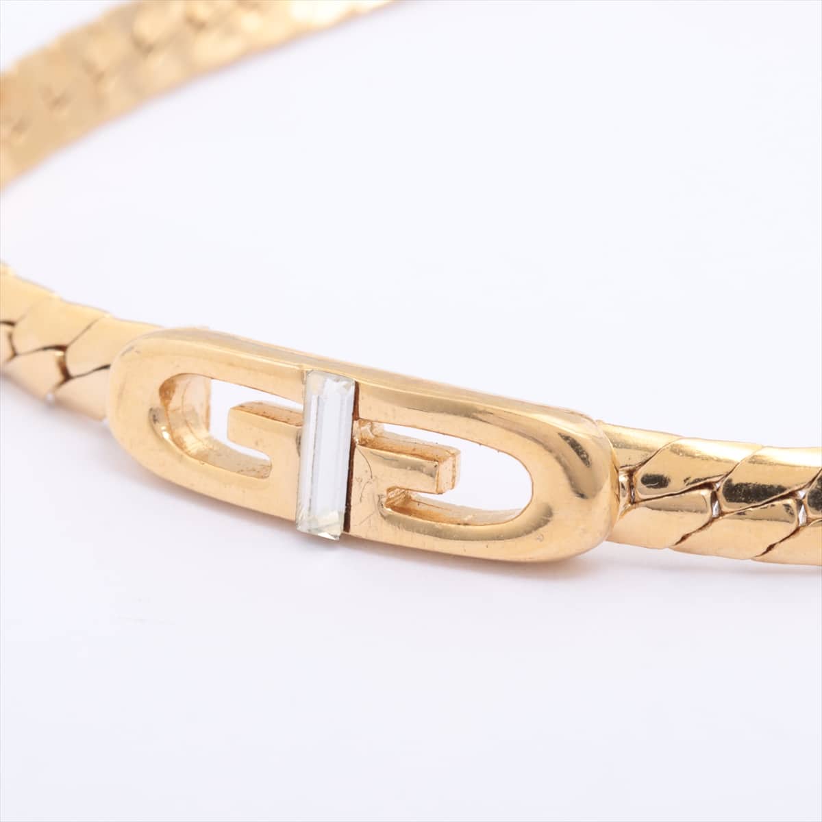 Givenchy G Logo Bracelet GP×inestone Gold