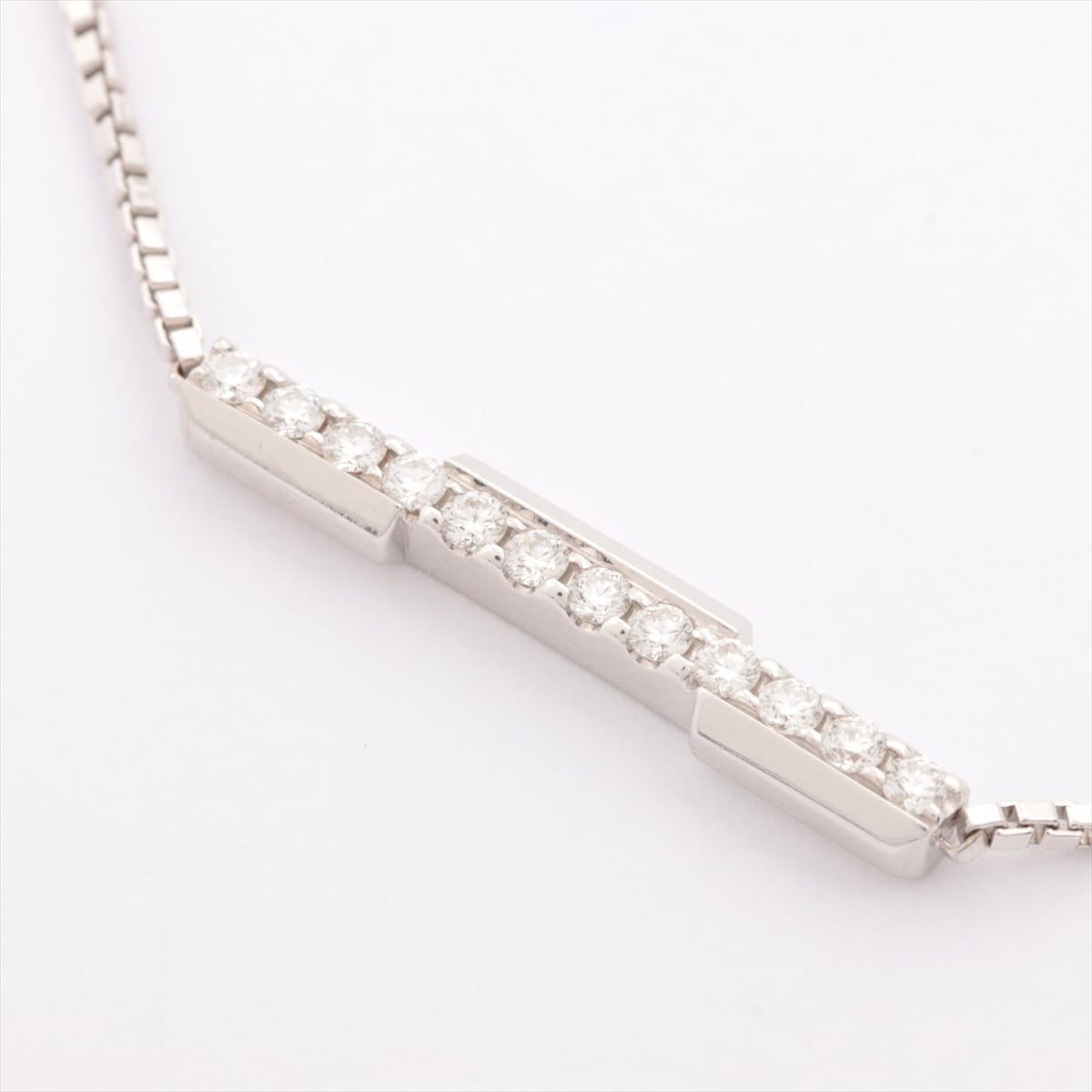 Gucci Link to Love diamond Bracelet 750(WG) 3.6g 16