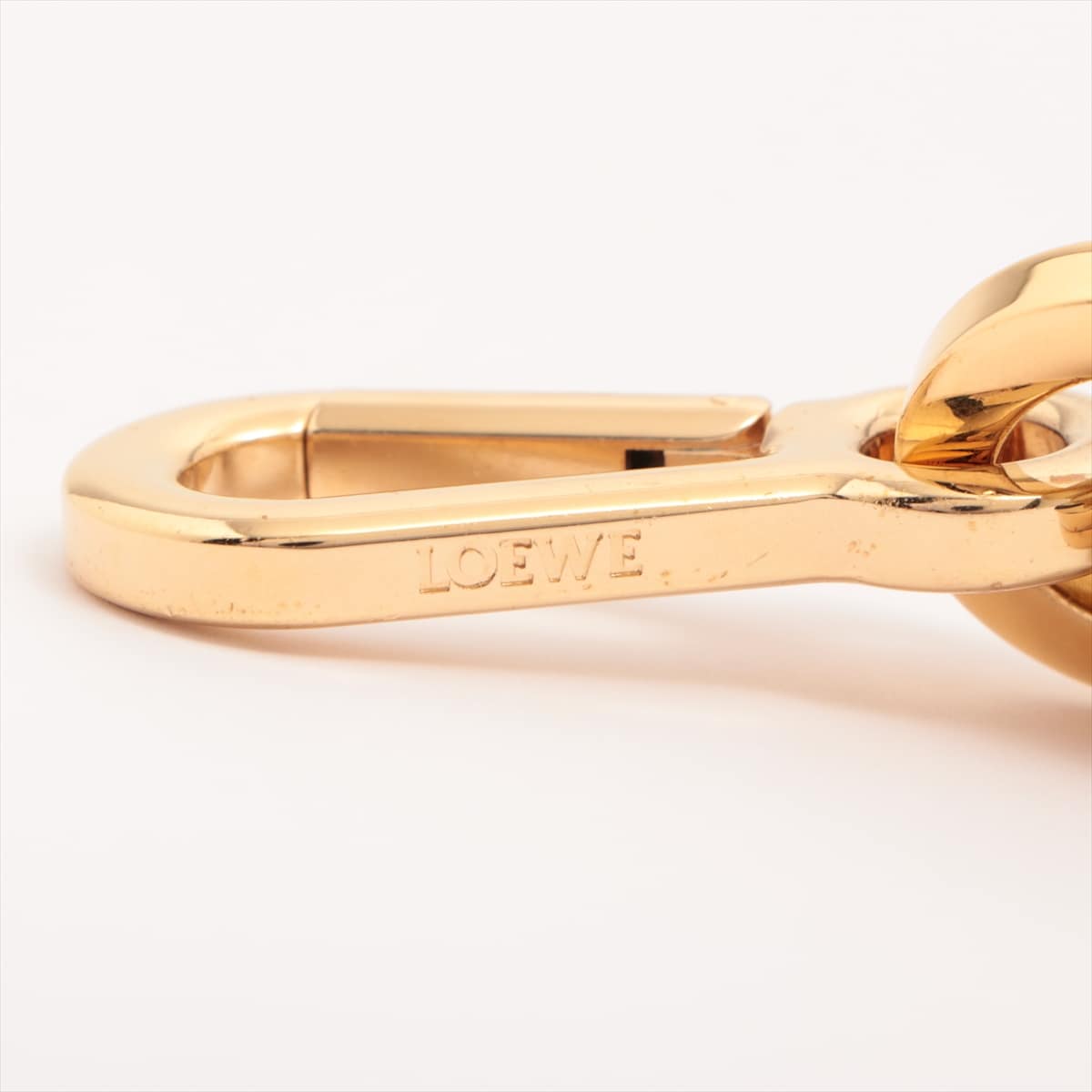 Loewe Charm GP & leather Gold Jack plug motif
