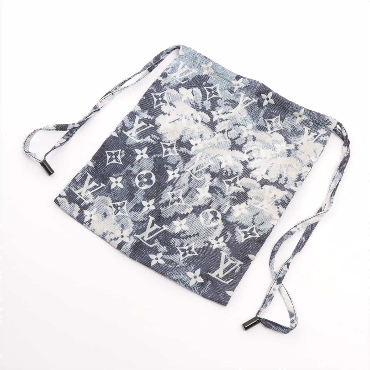 Louis Vuitton Monogram Tapestry Pouch MP2886 Navy blue