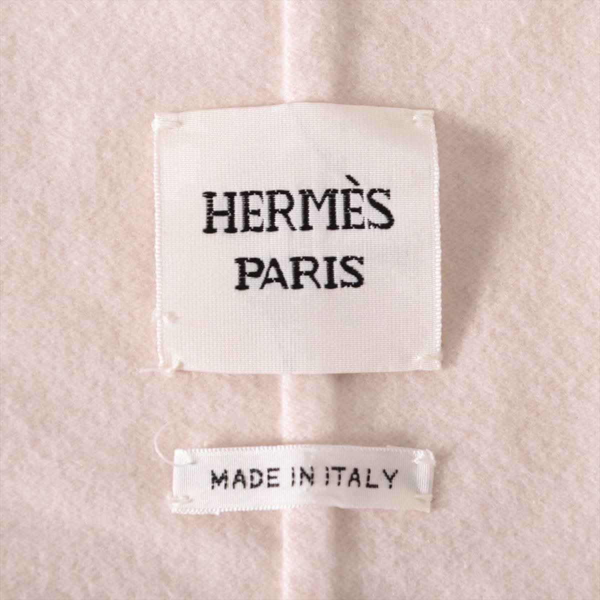 Hermès Cashmere Dress 40 Ladies' Ivory  Serie button