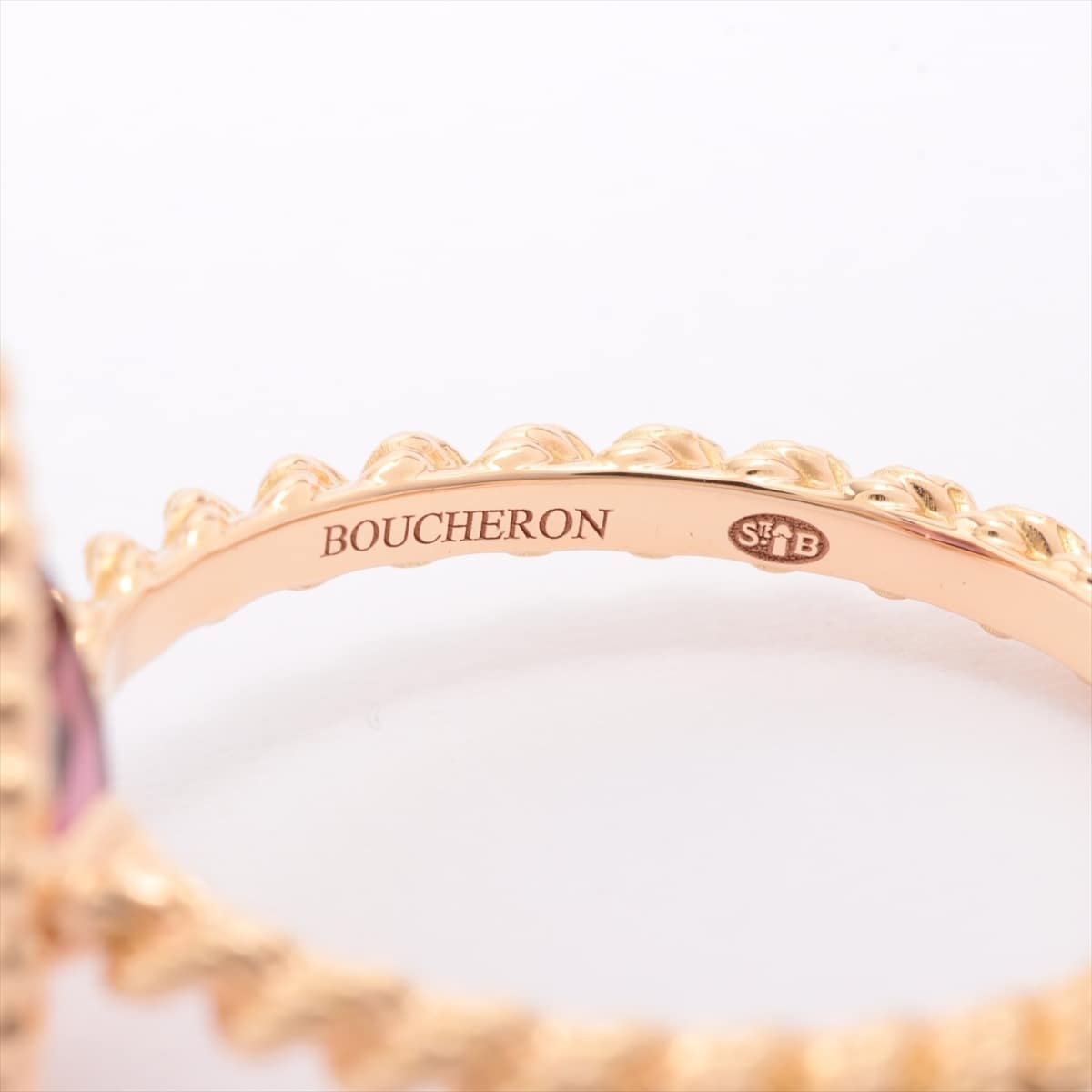Boucheron Serpent Bohème Rhodolite Garnet rings 750(PG) 2.6g 51