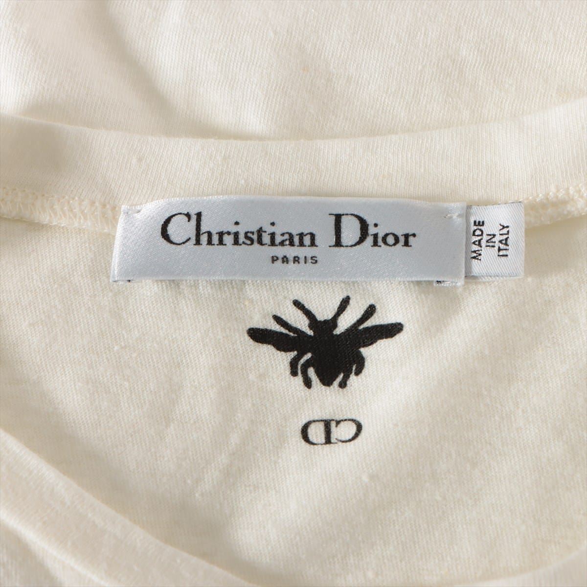 Christian Dior Cotton T-shirt S Ladies' Ivory