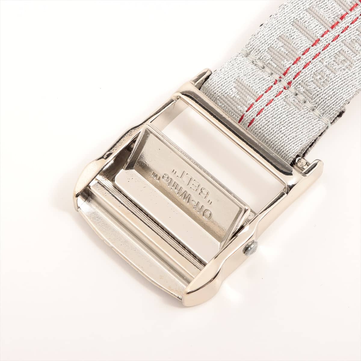 Off-White Industrial Belt Polyester x polyamide Silver