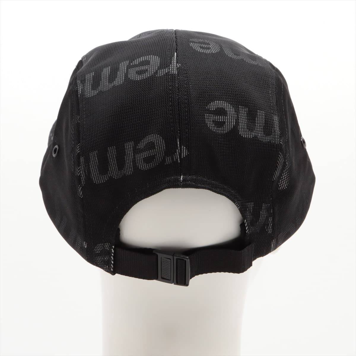 Supreme Box logo Cap Polyester & nylon Black LENTICULAR LOGO CAMP