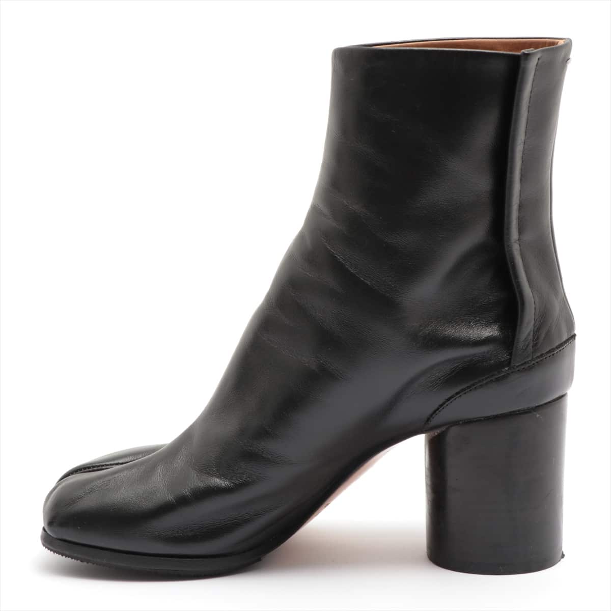 Maison Margiela TABI Leather Short Boots 36.5 Ladies' Black ?