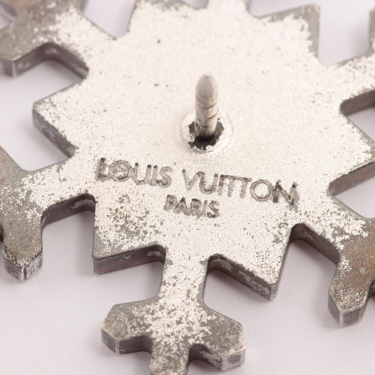 Louis Vuitton M65390 Etoile De Neige Lapel Pin GP x plastic Silver