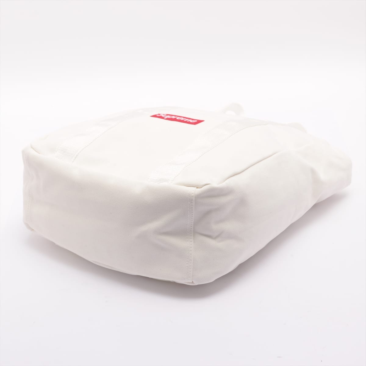 Supreme canvas Tote bag White