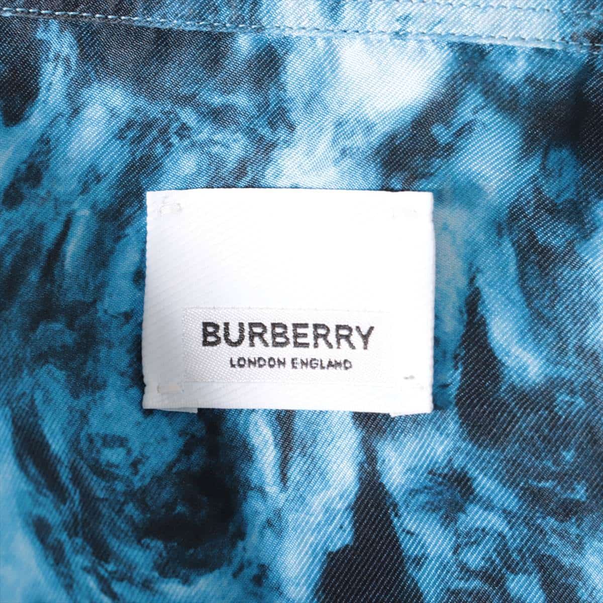Burberry 21SS Silk Shirt XS Men's Blue