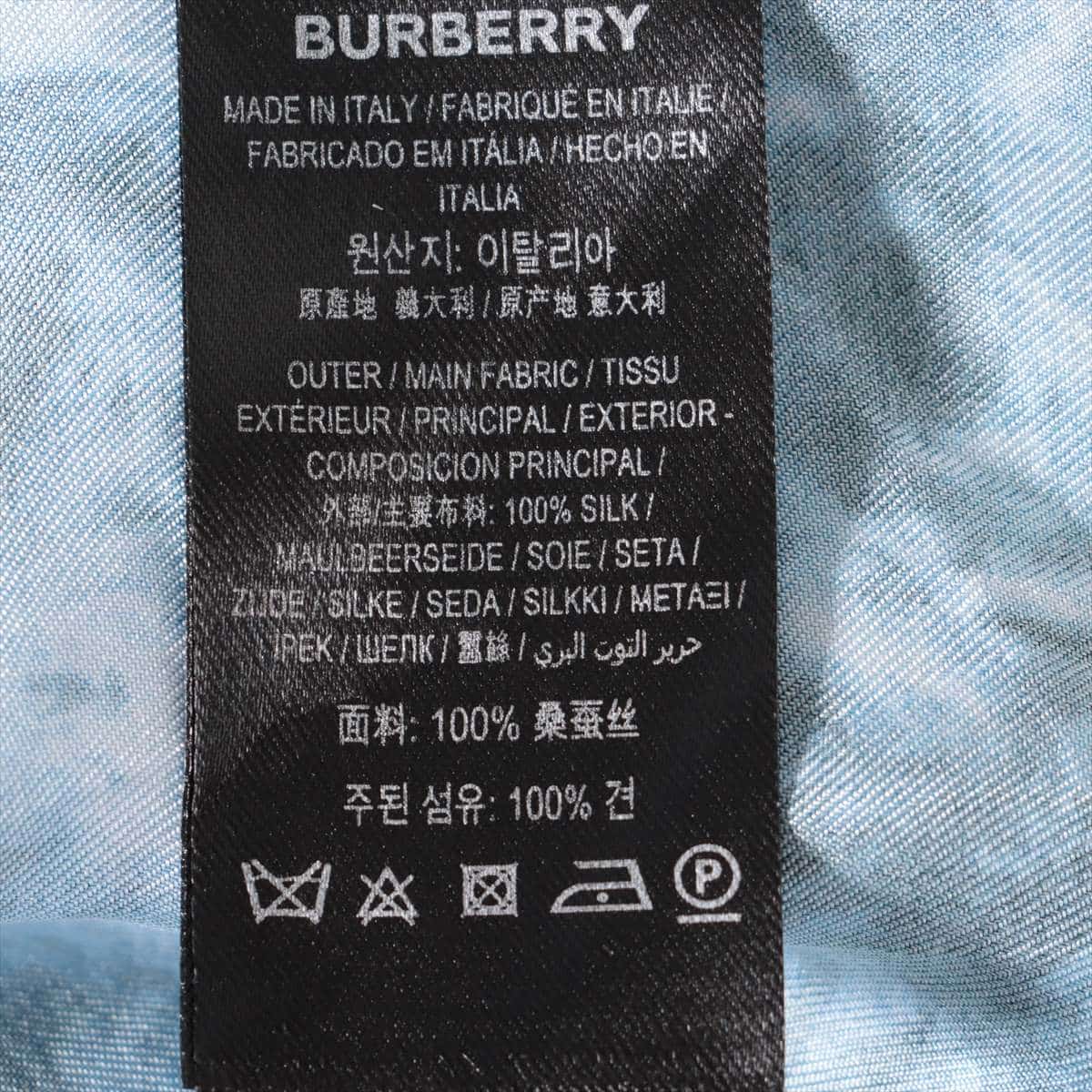 Burberry 21SS Silk Shirt XS Men's Blue