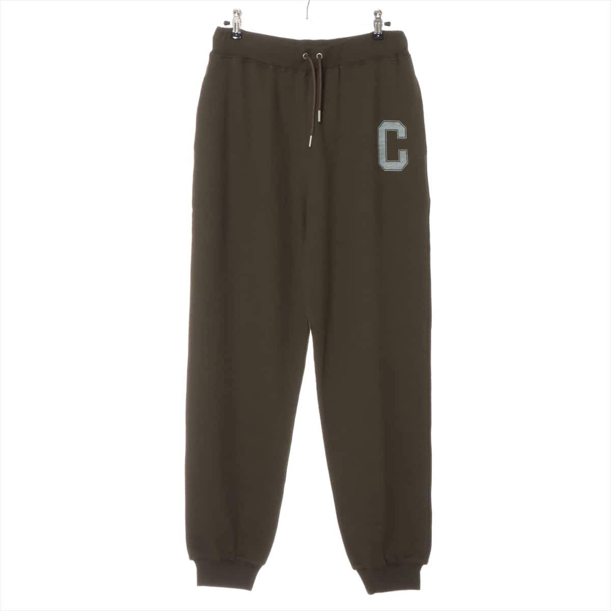 CELINE Cotton x Cashmere Sweatpants L Ladies' Khaki  2Z086450I C print