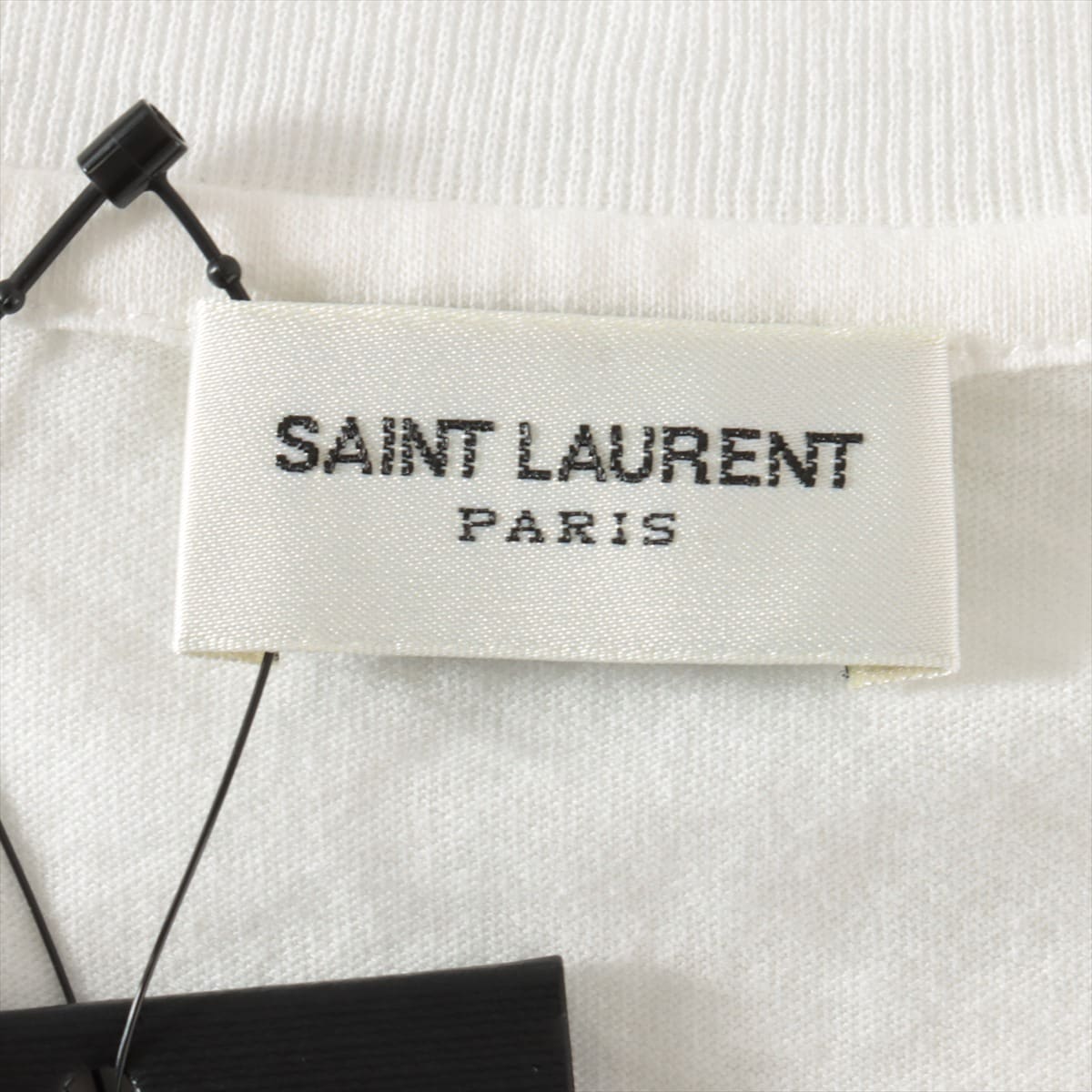 Saint Laurent Paris 19-year Cotton T-shirt XS Men's White