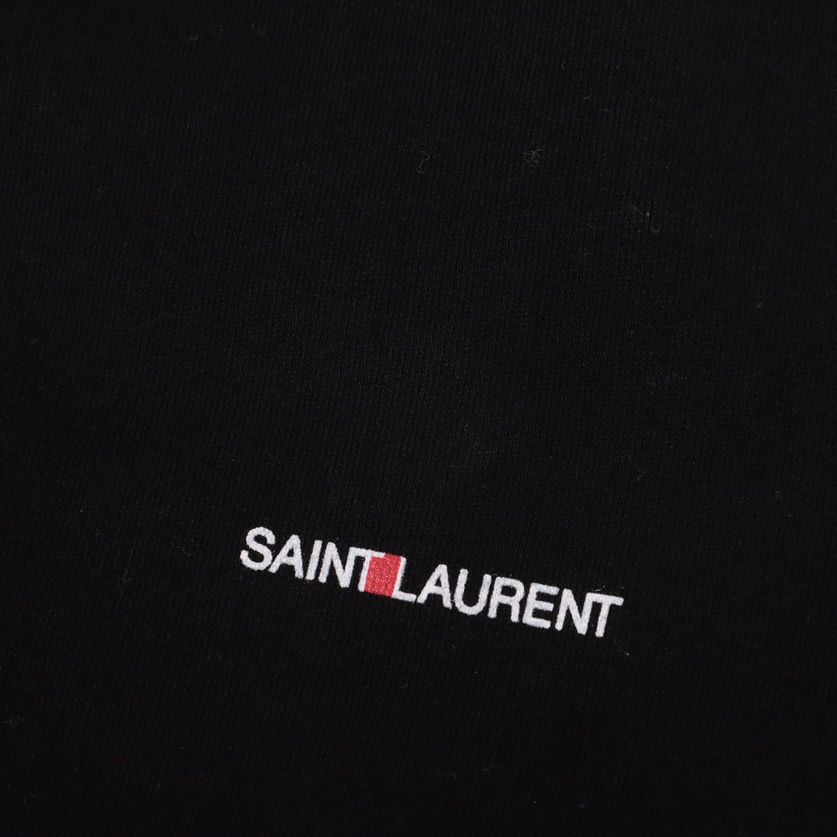 Saint Laurent Paris 19-year Cotton Parker XL Men's Black
