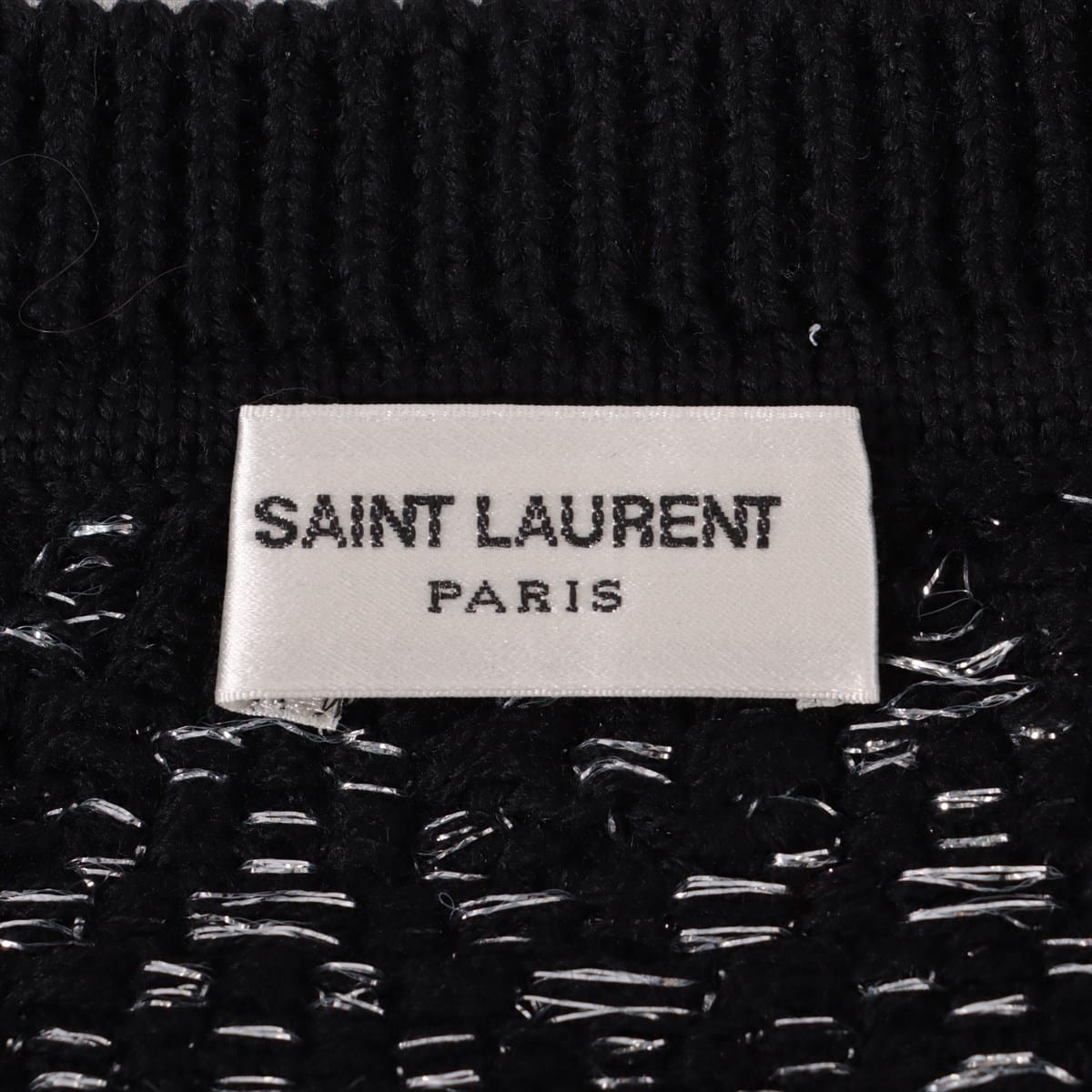 Saint Laurent Paris 18 years Wool Knit S Men's Black