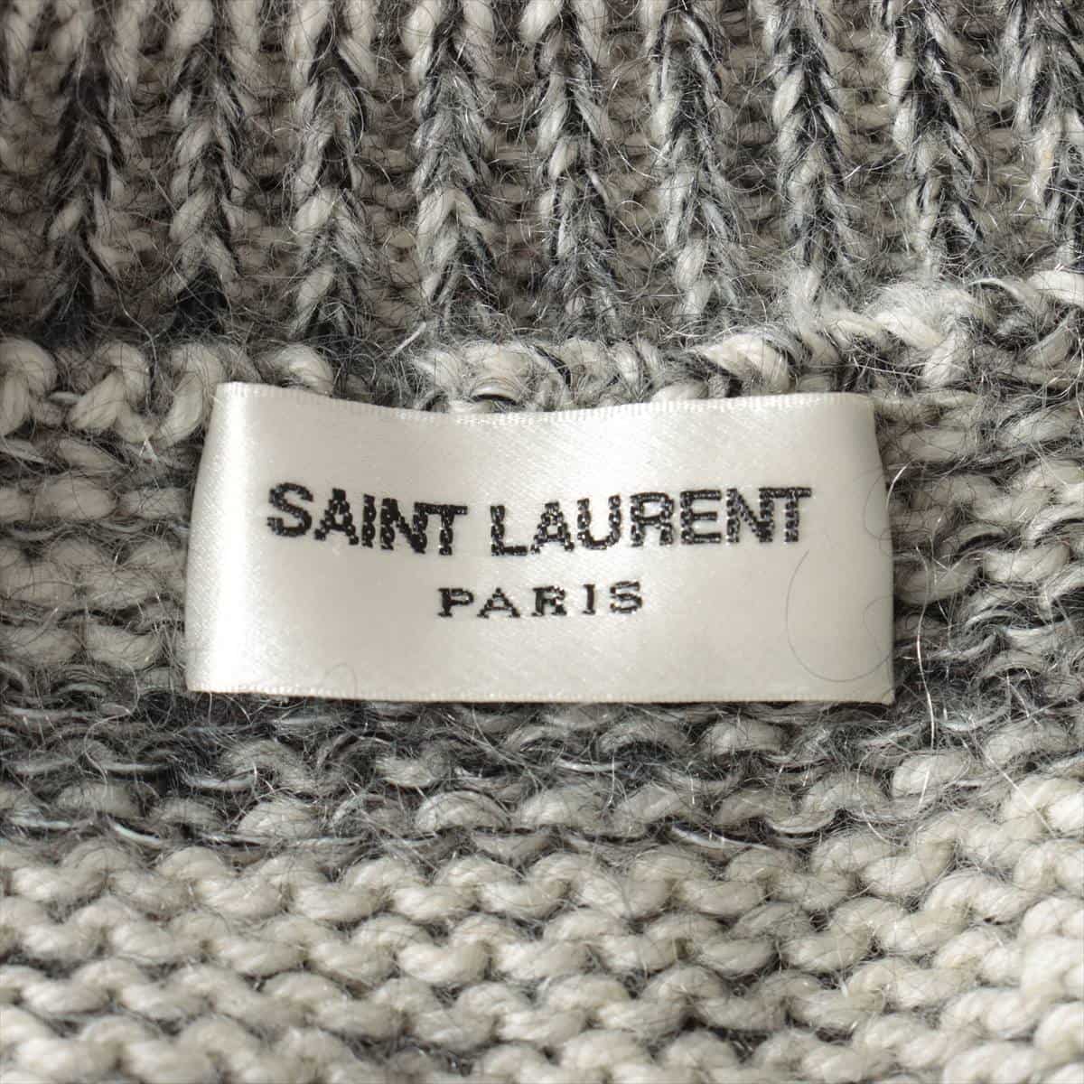Saint Laurent Paris 18 years Wool x alpaca Knit S Men's Grey