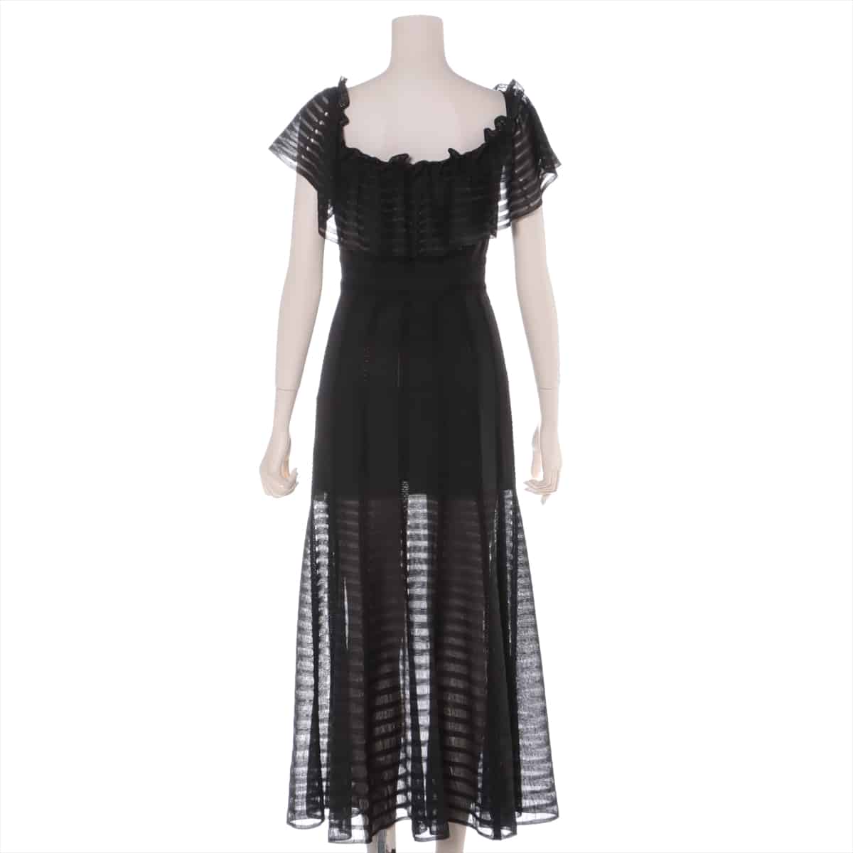 Alexander McQueen 18 years Polyester × Rayon Sleeveless dress S Ladies' Black