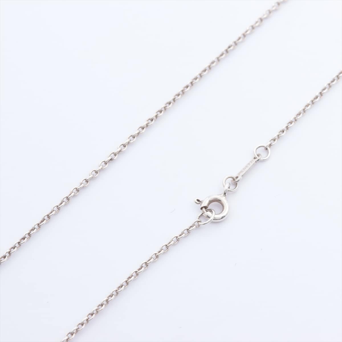Tiffany Open Heart Necklace 925 8.8g Silver