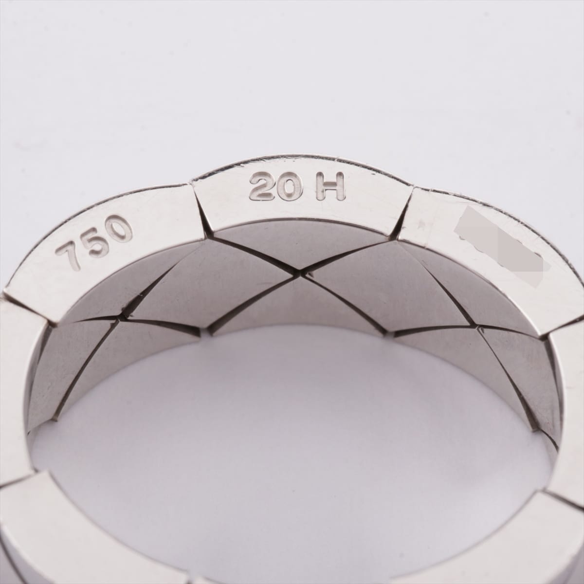 Chanel Matelasse rings 750(WG) 12.4g