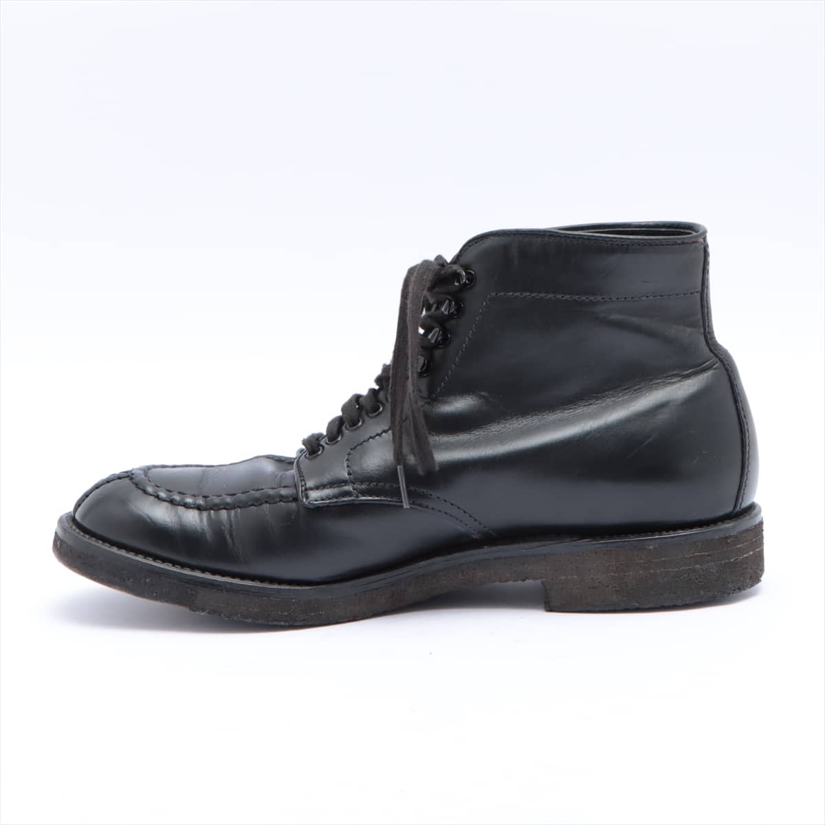 Alden Leather Boots 8 Men's Black 45491H chrome excel crepe sole Tanker