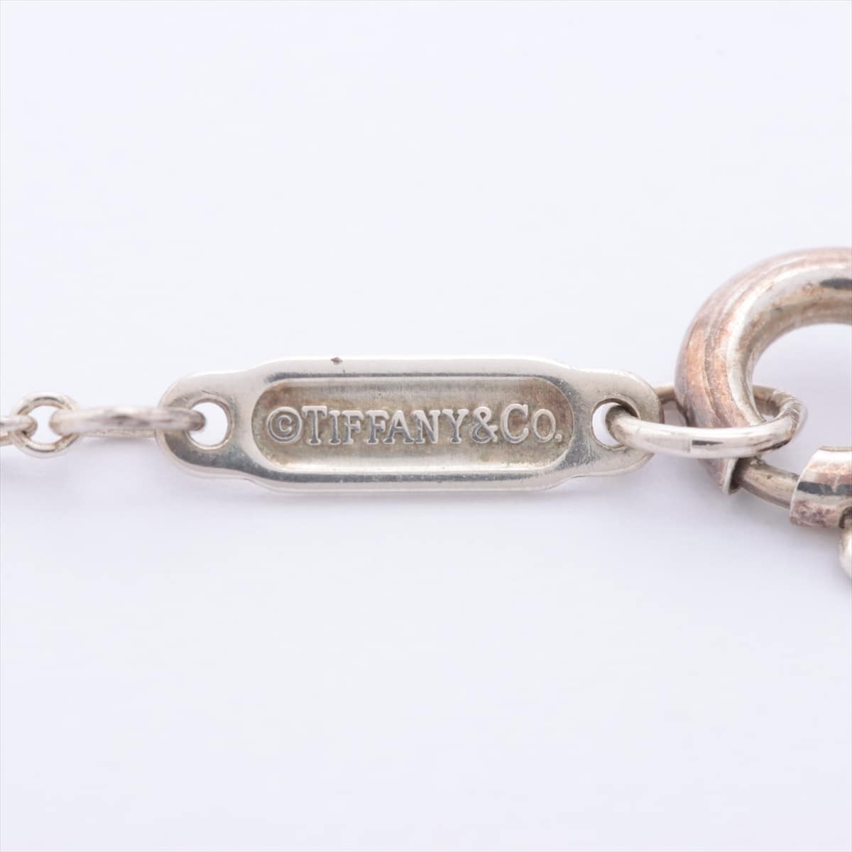Tiffany 1837 Interlocking Circle Necklace Rubedo Metal × SV925 Silver
