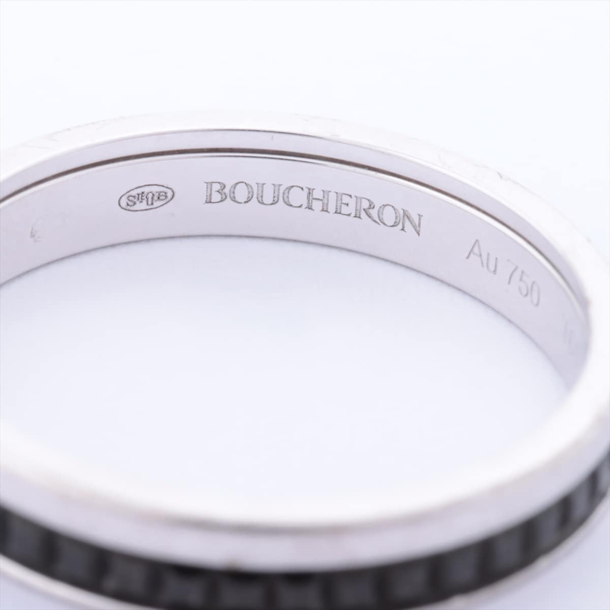Boucheron Quatre Black rings 750WG 5.1g