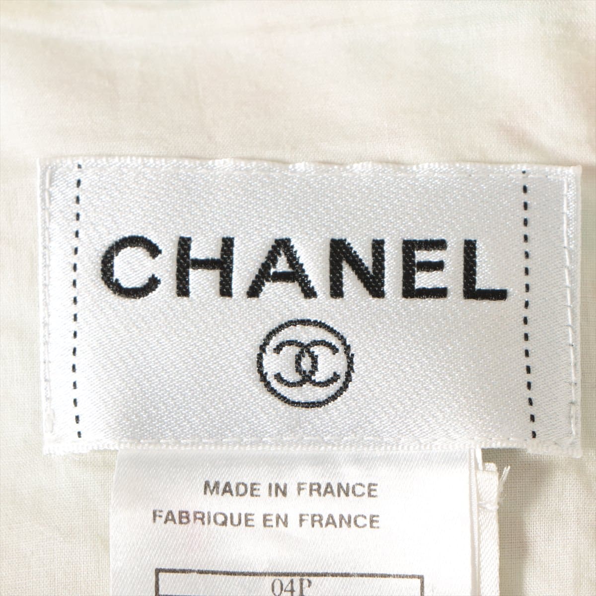 Chanel 04P Cotton Dress 38 Ladies' Red x Blue  Coco Mark