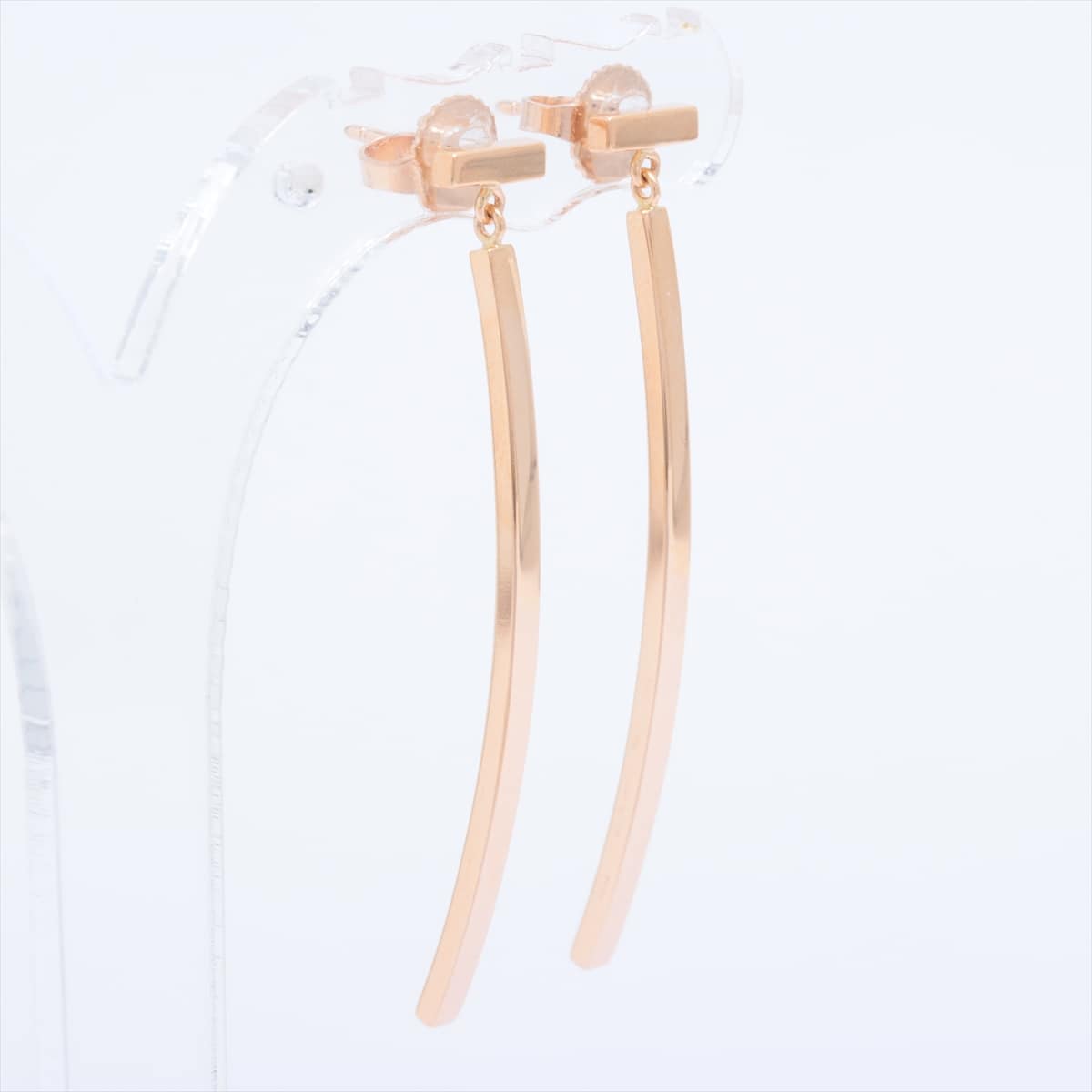 Tiffany T wire bar Piercing jewelry 750PG 4.1g
