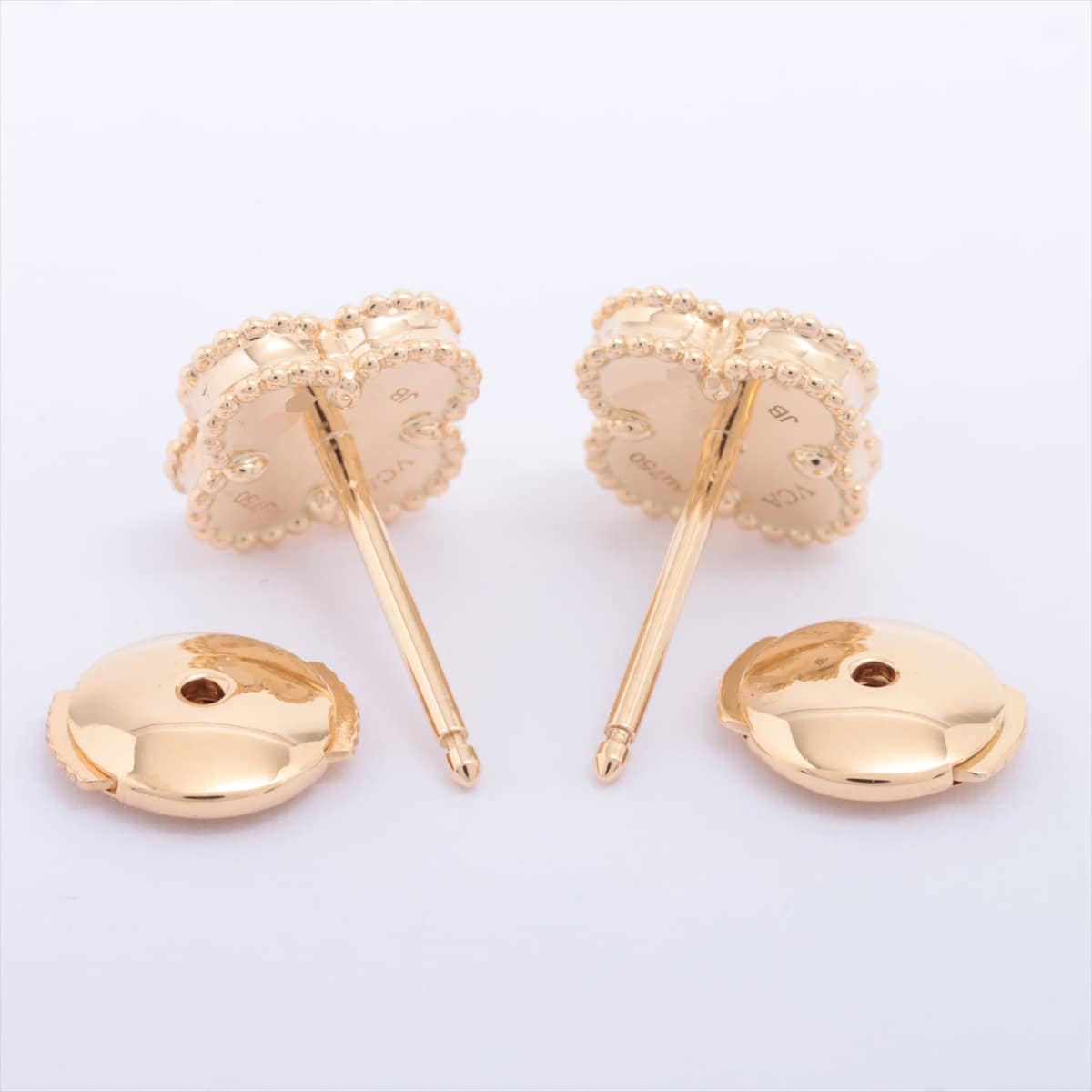 Van Cleef & Arpels Sweet Alhambra Onyx Piercing jewelry 750 YG 2.7g