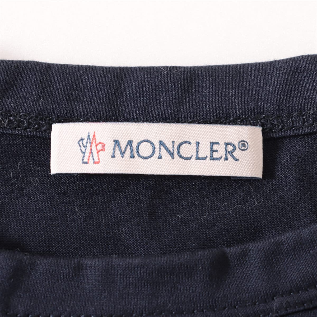 Moncler 20 years Cotton T-shirt M Men's Navy blue