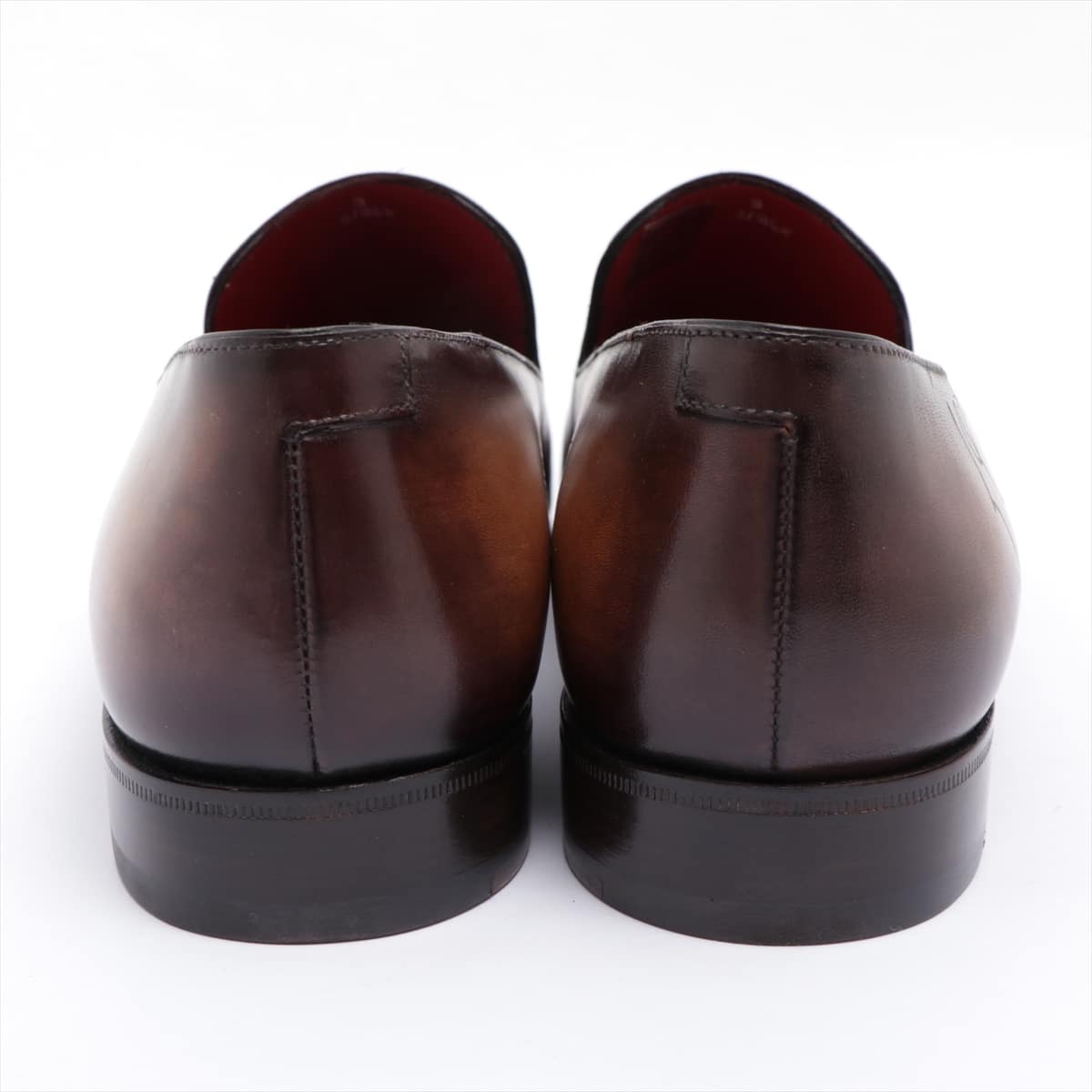 Berluti Calligraphy Leather Shoes 9 Men's Brown  CURSIVE GALET