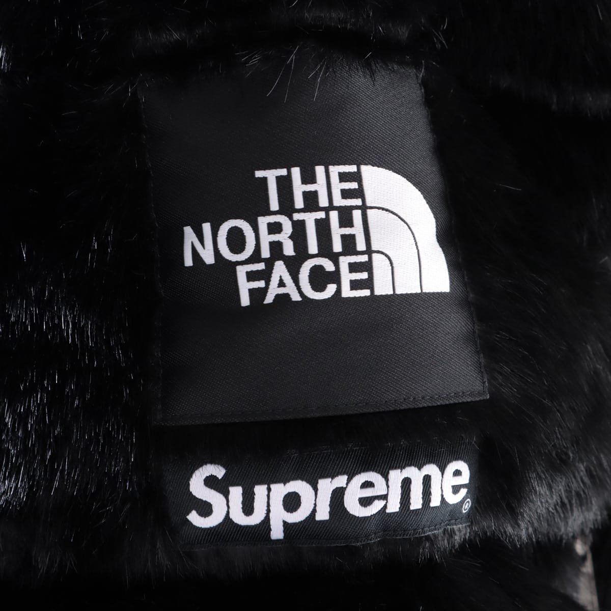 SUPREME × THE NORTH FACE 20AW Acrylic x polyester Jacket S Men's Black  ND92001I Faux Fur Nuptse Jacke