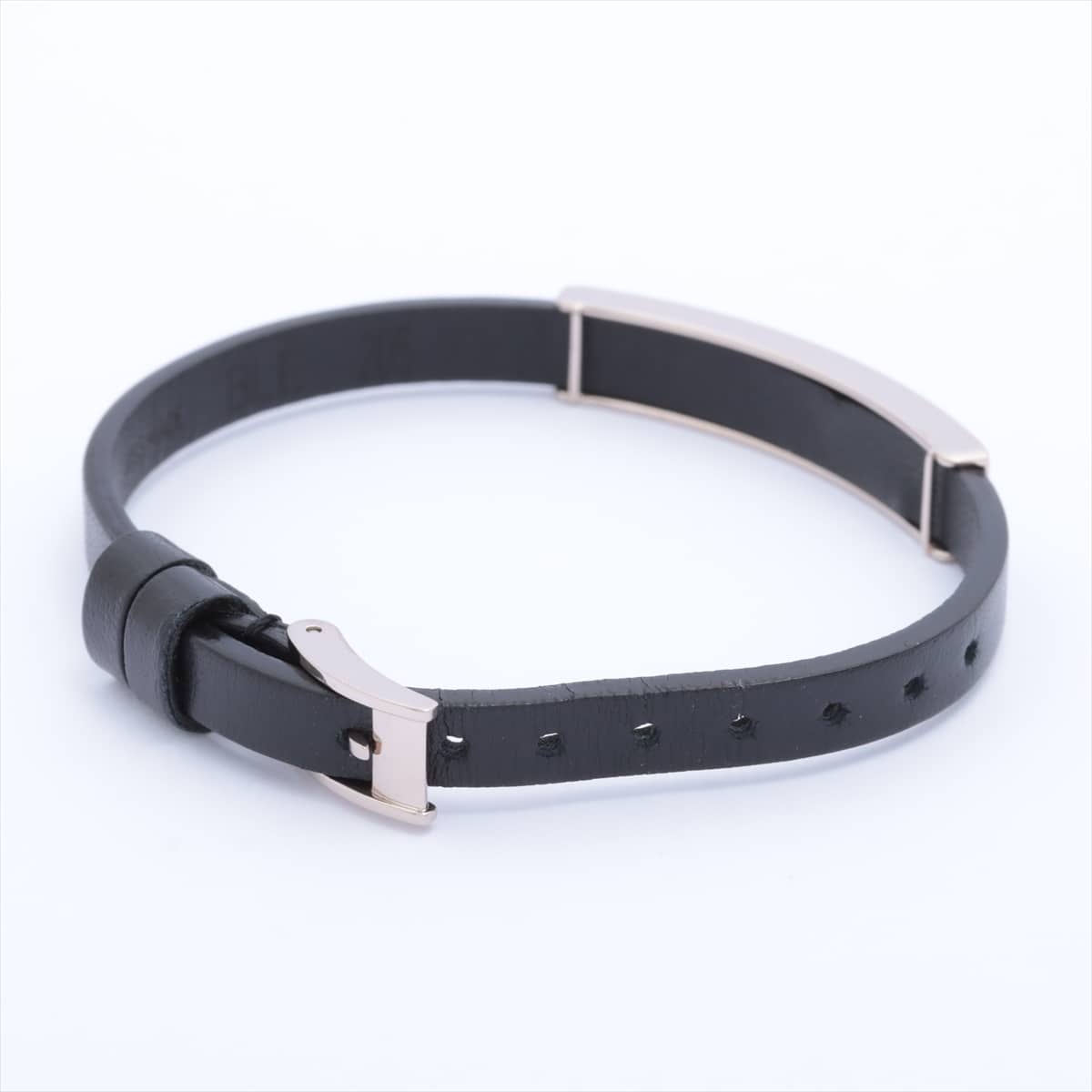 Cartier Love Leather bracelet 750 WG A total of 10.6g