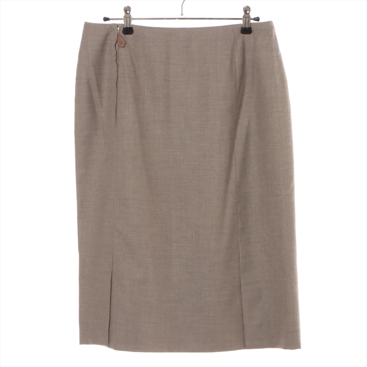 Hermès Margiela Cashmere Skirt 40 Ladies' Beige