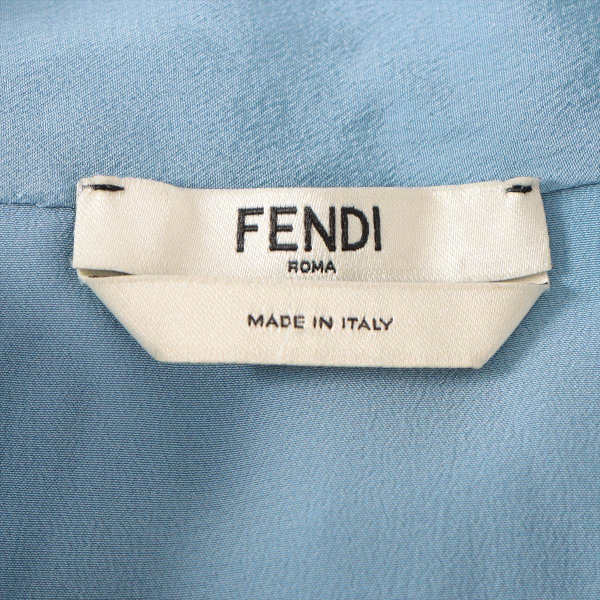 Fendi 17 years Silk Dress 40 Ladies' Blue