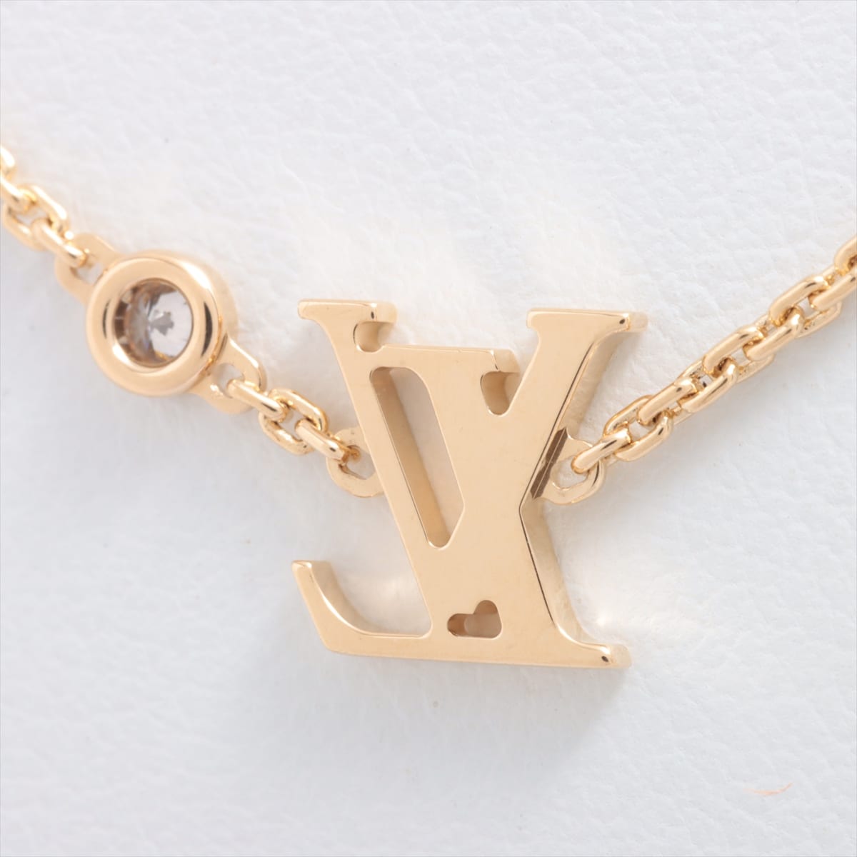 Louis Vuitton Pandantif Idylle Blossom LV diamond Necklace 750 YG 4.1g