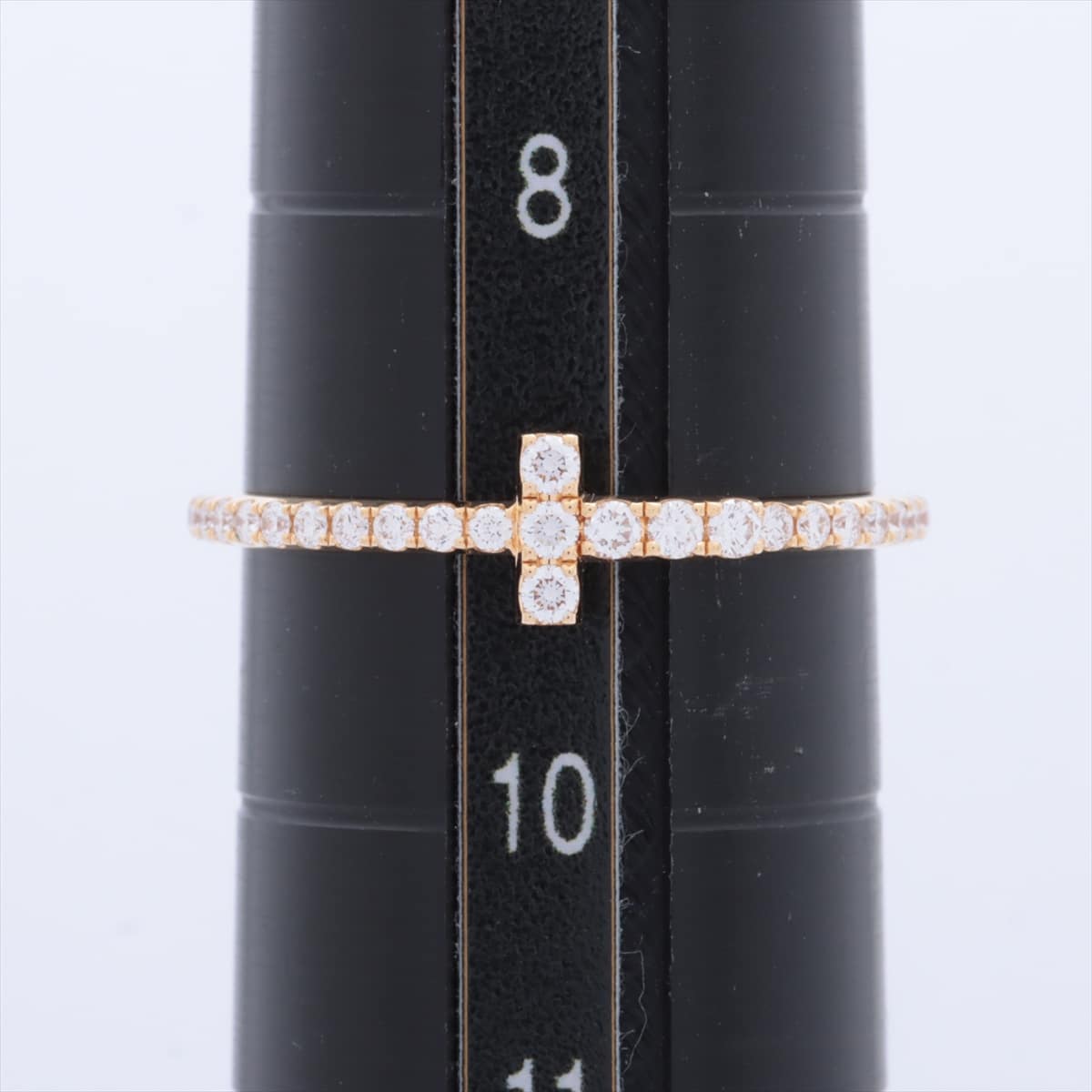 Tiffany T Wire Full circle diamond rings 750 YG 1.2g