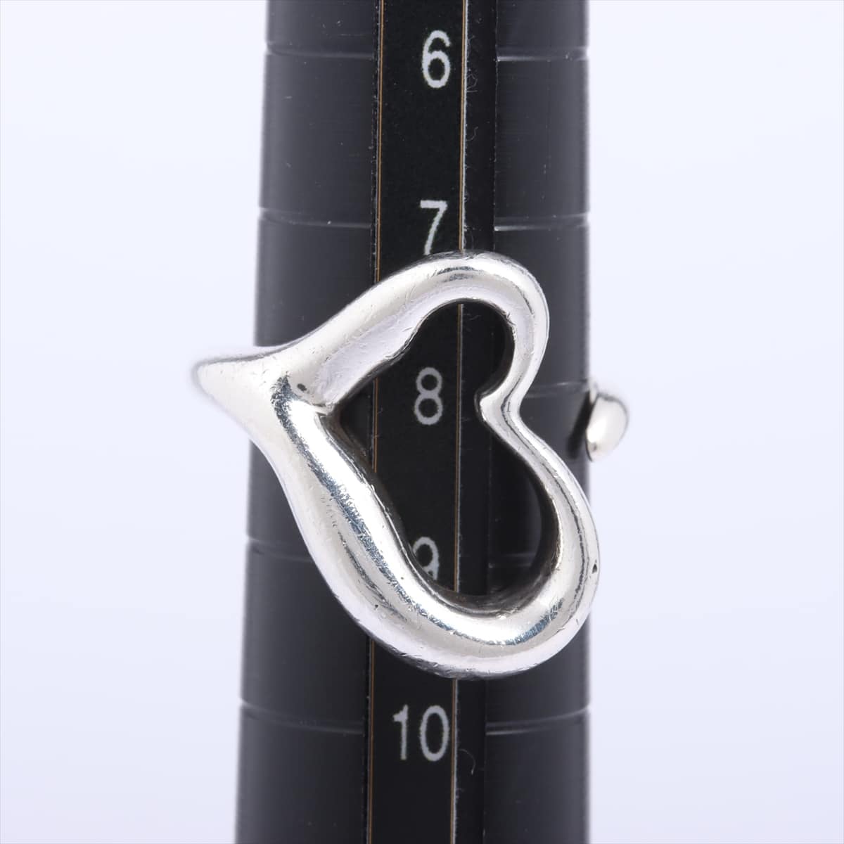 Tiffany Open Heart rings 925 6.1g Silver