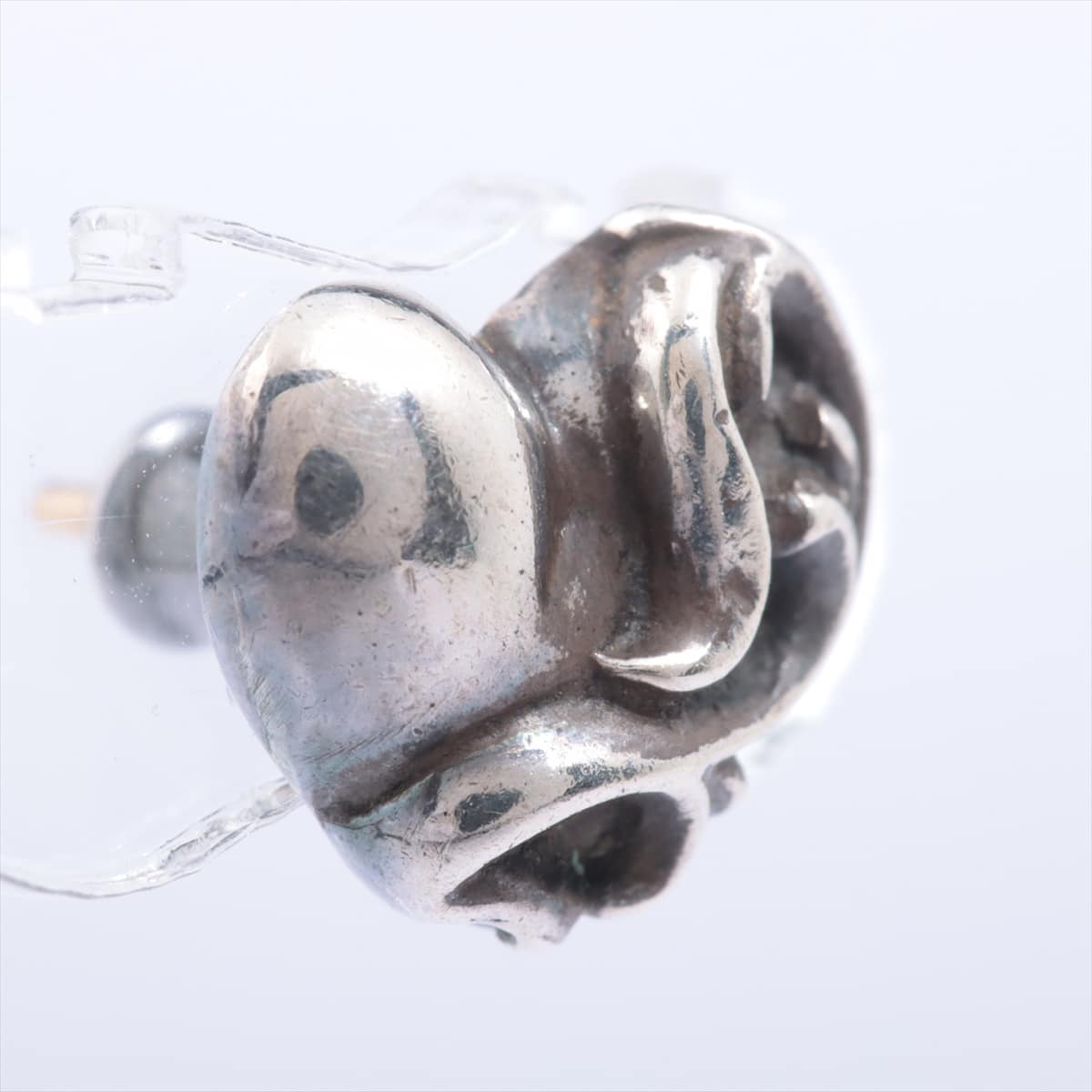 Chrome Hearts Heart Stud Earrings Piercing jewelry (for one ear) 925×14K 1.3g