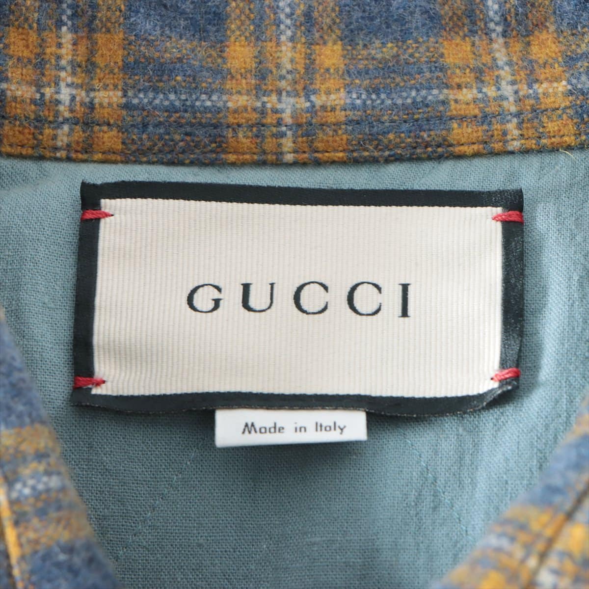 Gucci 20SS Wool & nylon Vest 48 Men's Yellow × Blue  591241