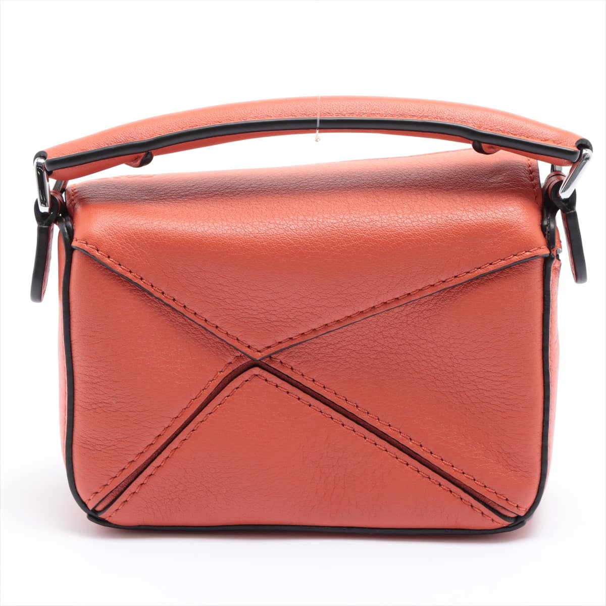 Loewe Nano puzzle Leather 2way shoulder bag Orange