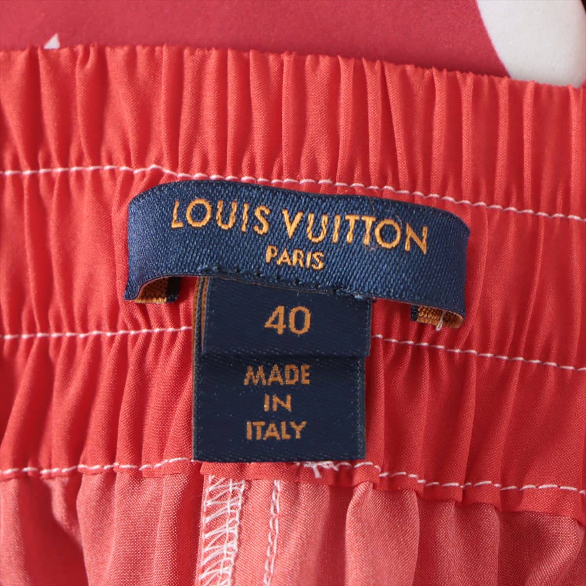 Louis Vuitton RW212J Silk Track pants 40 Ladies' Multicolor  Sunset monogram