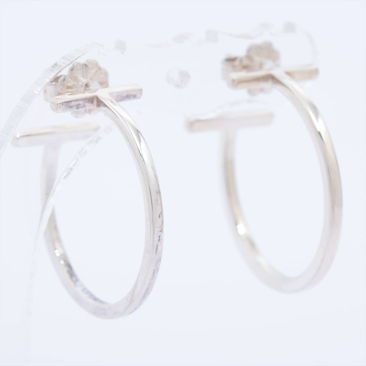 Tiffany T Wire Hoop Piercing jewelry 925 4.0g Silver