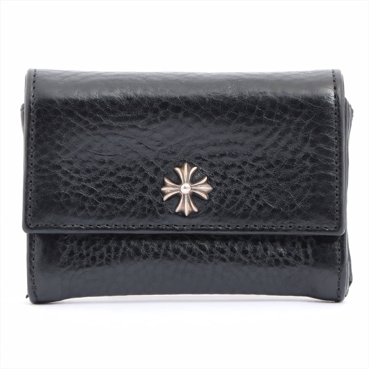Chrome Hearts Tiny wallets Wallet Leather With invoice CH plus