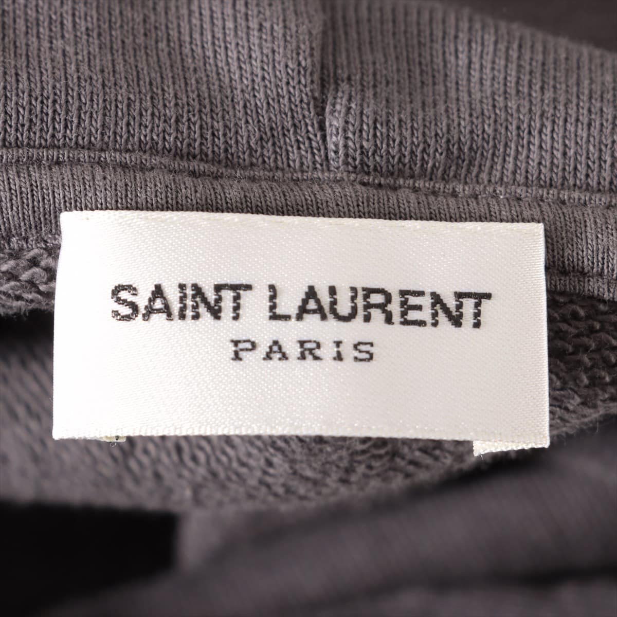 Saint Laurent Paris 19-year Cotton Parker S Men's Grey  palm tree print